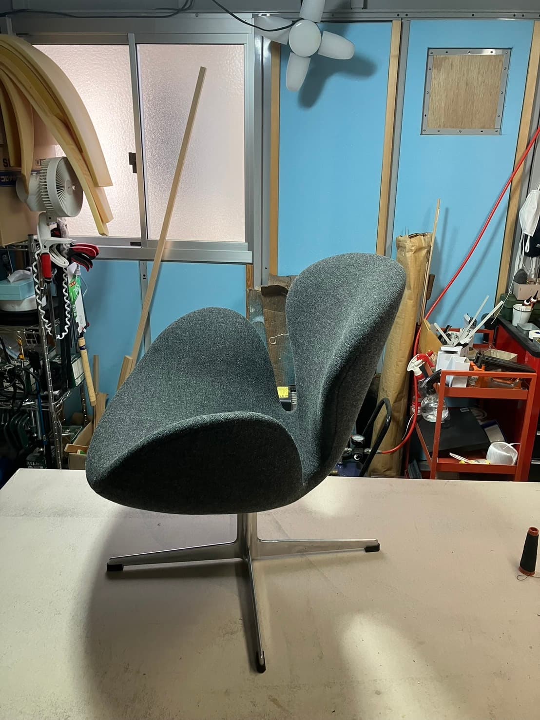 椅子 張り替え事例 3(サイド・バック) アフター