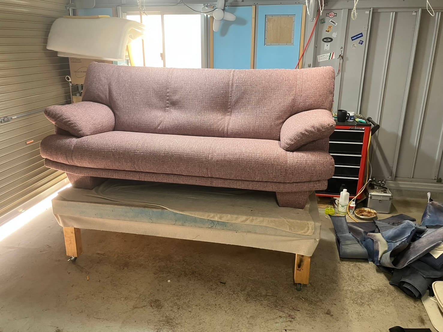 ソファ 張り替え事例 4 アフター