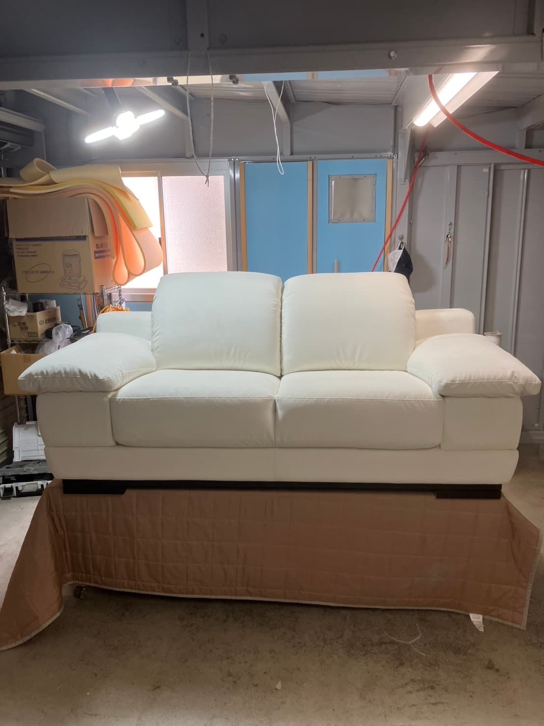 ソファ 張り替え事例 5 ビフォー