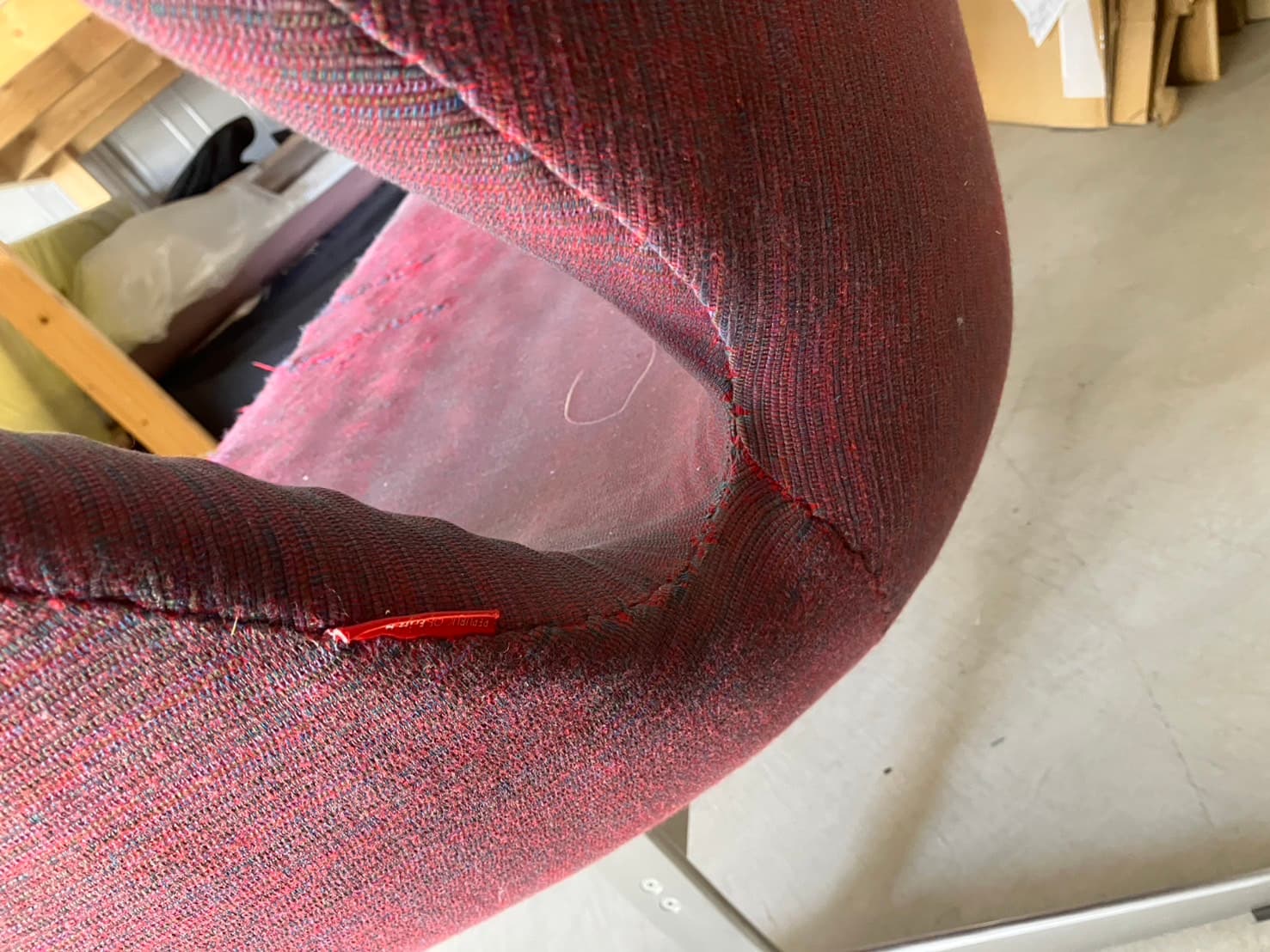 ソファ 張り替え事例 6(サイド・バック) ビフォー