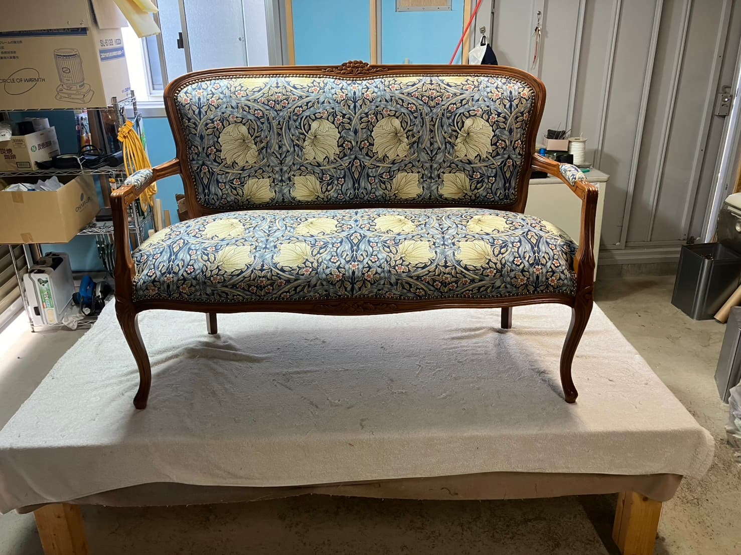 リフォーム後のソファ